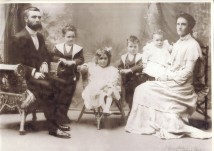 Charles Alfred and Frances Matilda Wright and Family